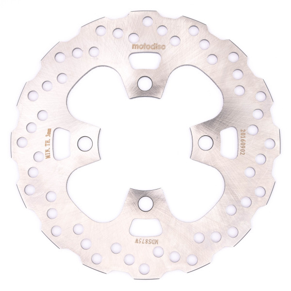 MTX Mtx performance atv brake disc rear solid wavy kawasaki md6304 #03078